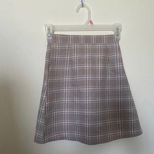 Plaid skirt